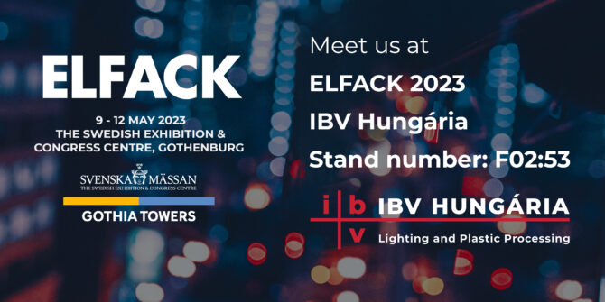 Invitation to Elfack 2023 Exhibition, Gothenburg, Sweden